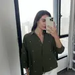 מכופתרת ירוק זית אחר יד שנייה בנמיז - Nemyz
