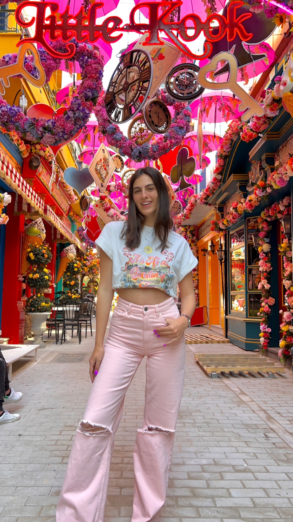 מכנס ורוד Bershka Bershka – ברשקה יד שנייה בנמיז - Nemyz