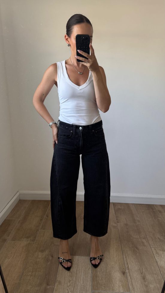 ג’ינס בגזרת BARREL Abercrombie & Fitch – אברקרומבי אנד פיץ' יד שנייה בנמיז - Nemyz