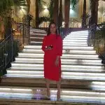 שמלה אדומה זארה Zara - זארה יד שנייה בנמיז - Nemyz