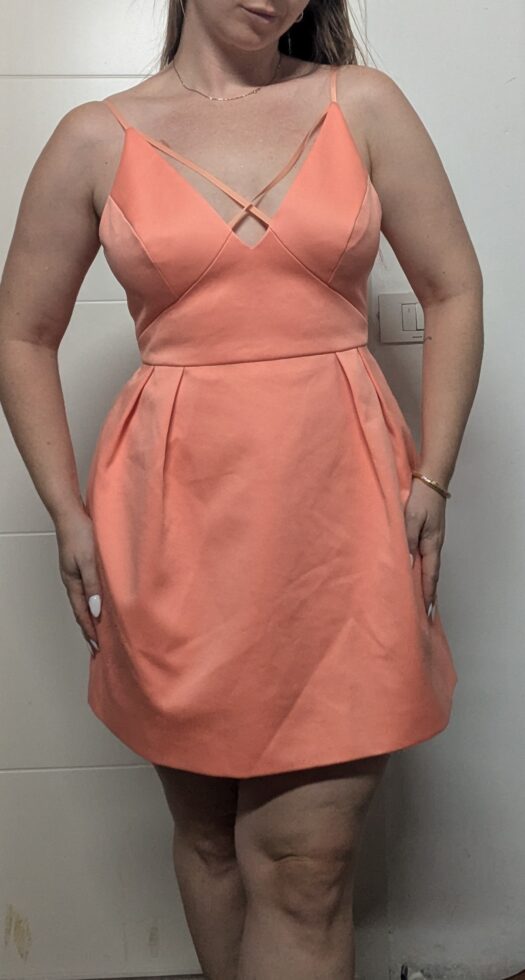 שמלת קוקטייל טופשופ Topshop-טופ שופ יד שנייה בנמיז - Nemyz