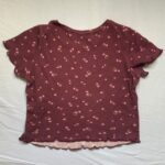 חולצה קצרה פרחונית Pull & Bear - פול אנד בר יד שנייה בנמיז - Nemyz