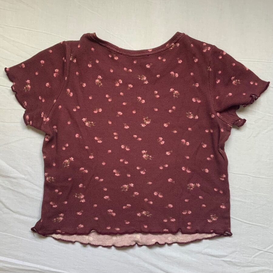 חולצה קצרה פרחונית Pull & Bear - פול אנד בר יד שנייה בנמיז - Nemyz