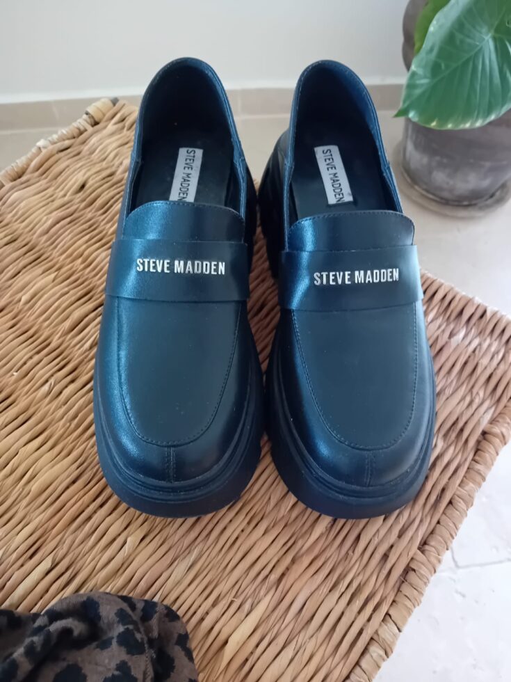 נעלי עור צאנקי Steve Madden- סטיב מאדן יד שנייה בנמיז - Nemyz