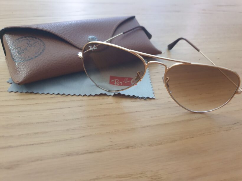 משקפי שמש Ray-Ban מסגרת זהב Ray-Ban - ריי-באן יד שנייה בנמיז - Nemyz
