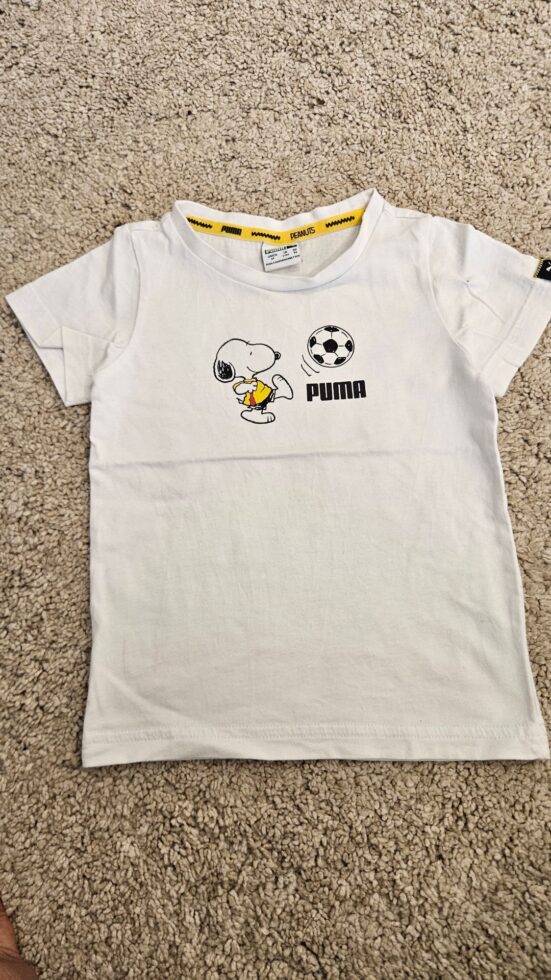 חולצת סנופי לבנה Puma - פומה יד שנייה בנמיז - Nemyz