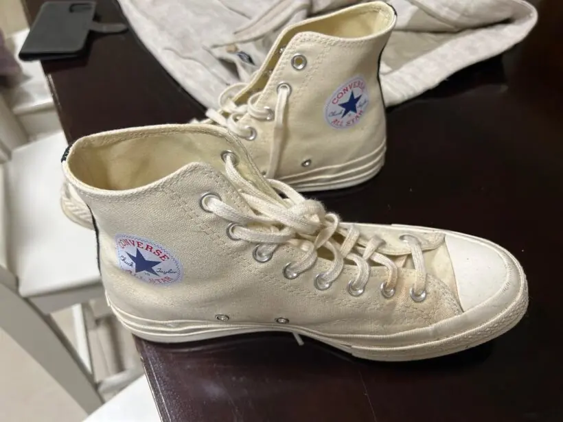 נעלי גברים Converse x Comme de Garçons – קונברס x קום דה גרסון יד שנייה בנמיז - Nemyz