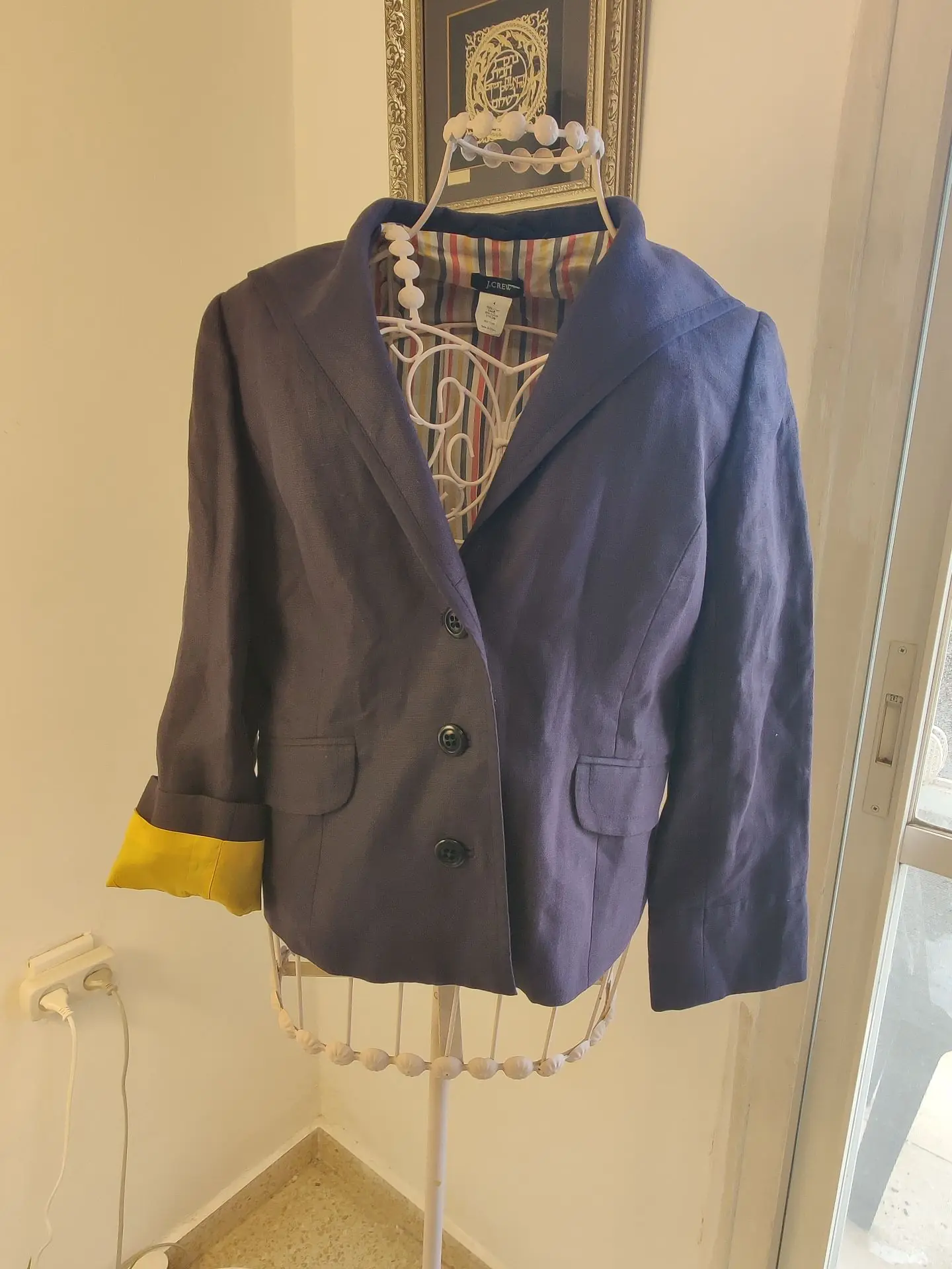 גקט sailor collar JCrew - ג'יי קרו יד שנייה בנמיז - Nemyz