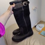 מגפי רוכבים עור/זמש Timberland - טימברלנד יד שנייה בנמיז - Nemyz