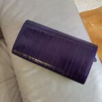 80s eel skin clutch וינטאג' יד שנייה בנמיז - Nemyz