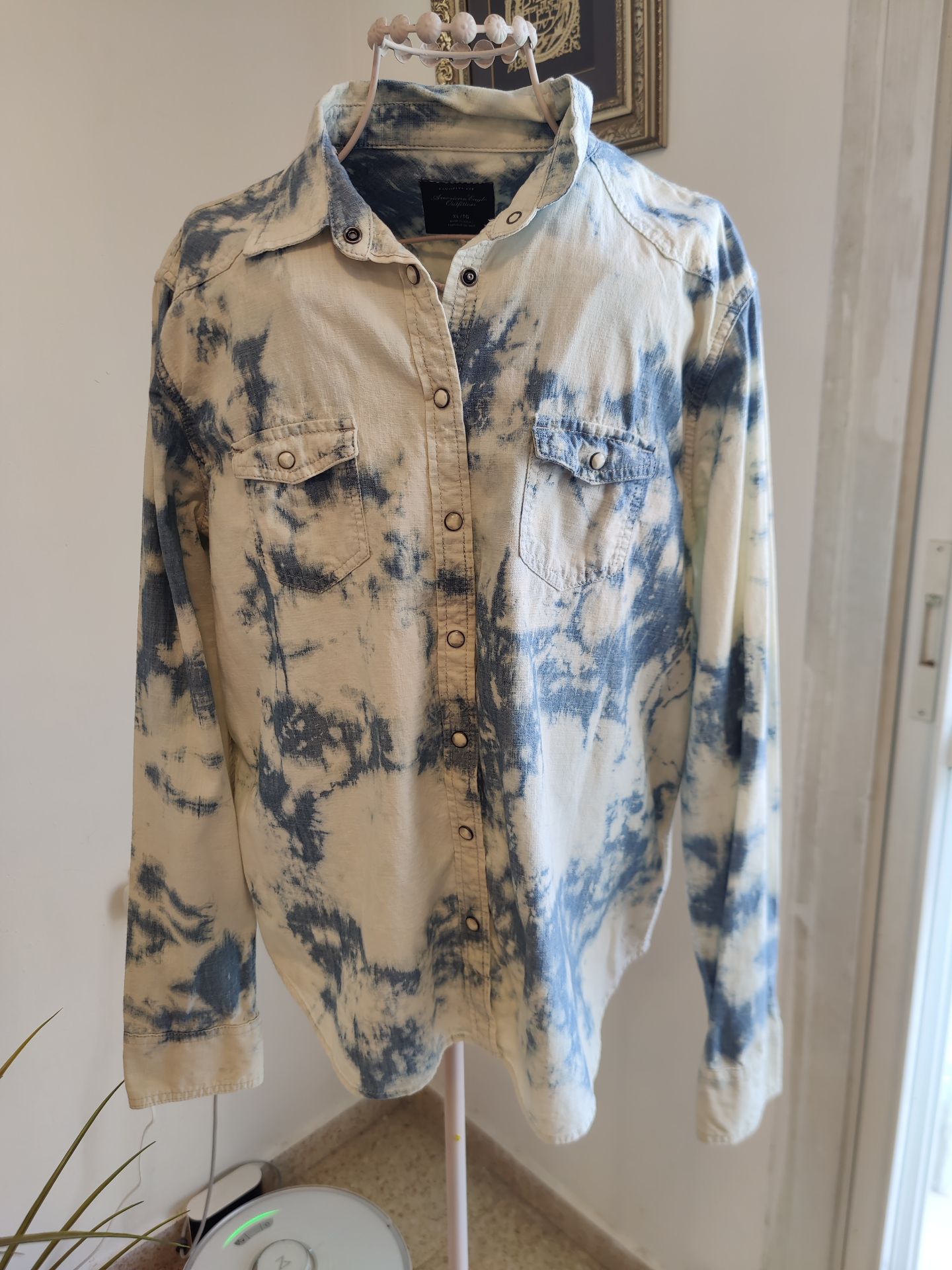 חולצה acid wash American Eagle – אמריקן איגל יד שנייה בנמיז - Nemyz