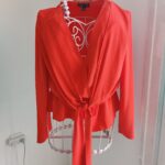 Blouse עם קשירה Topshop-טופ שופ יד שנייה בנמיז - Nemyz
