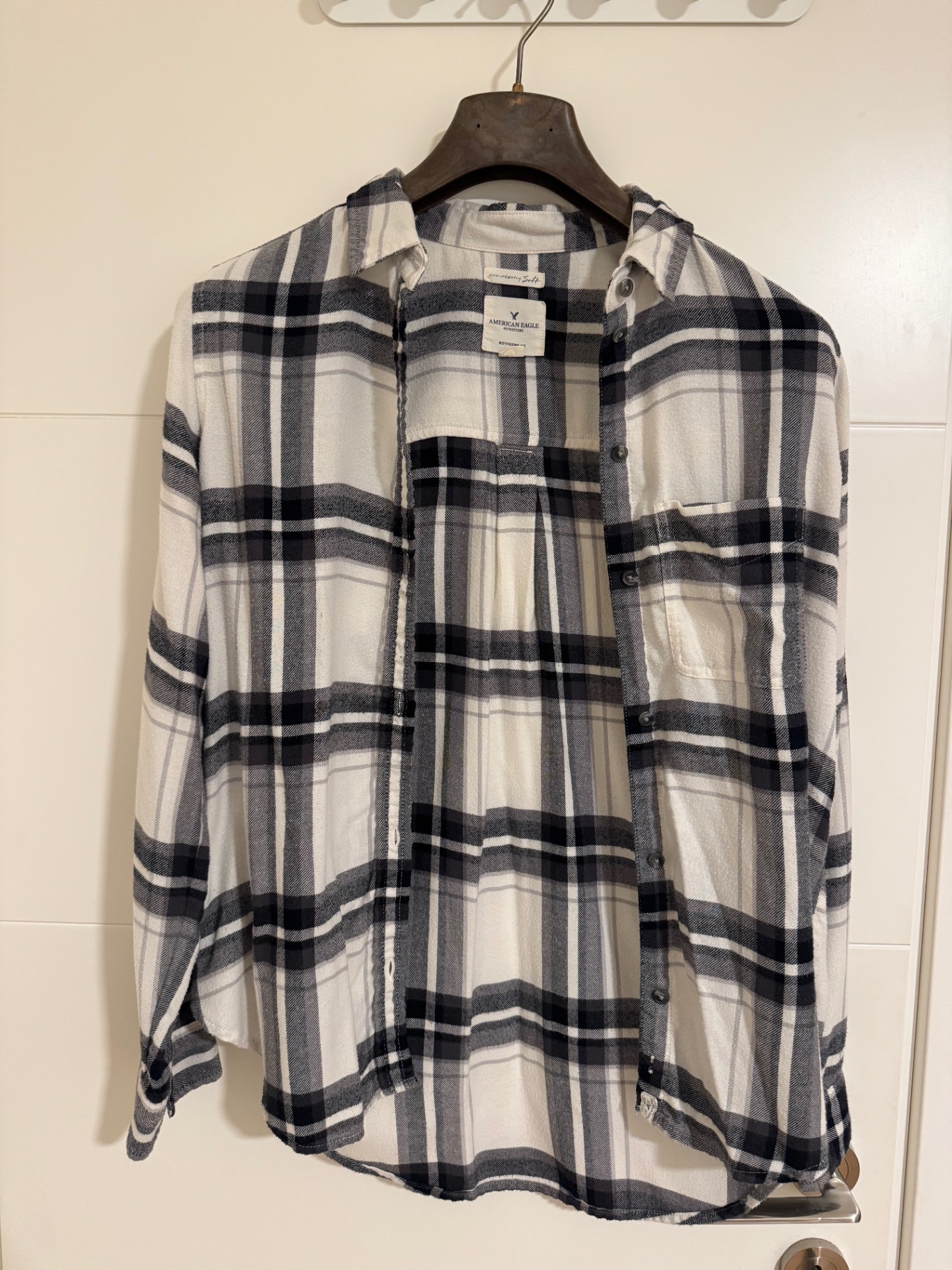 חולצת פלנל משובצת American Eagle – אמריקן איגל יד שנייה בנמיז - Nemyz