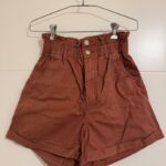 מכנסיים קצרים חמרה H&M - אייץ' אנד אם יד שנייה בנמיז - Nemyz