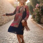 שמלה boho chic Meave by Anthropologie - מייו ביי אנתרופולוג'י יד שנייה בנמיז - Nemyz
