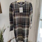שמלת סריג plaid Zara - זארה יד שנייה בנמיז - Nemyz