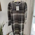 שמלת סריג plaid Zara - זארה יד שנייה בנמיז - Nemyz