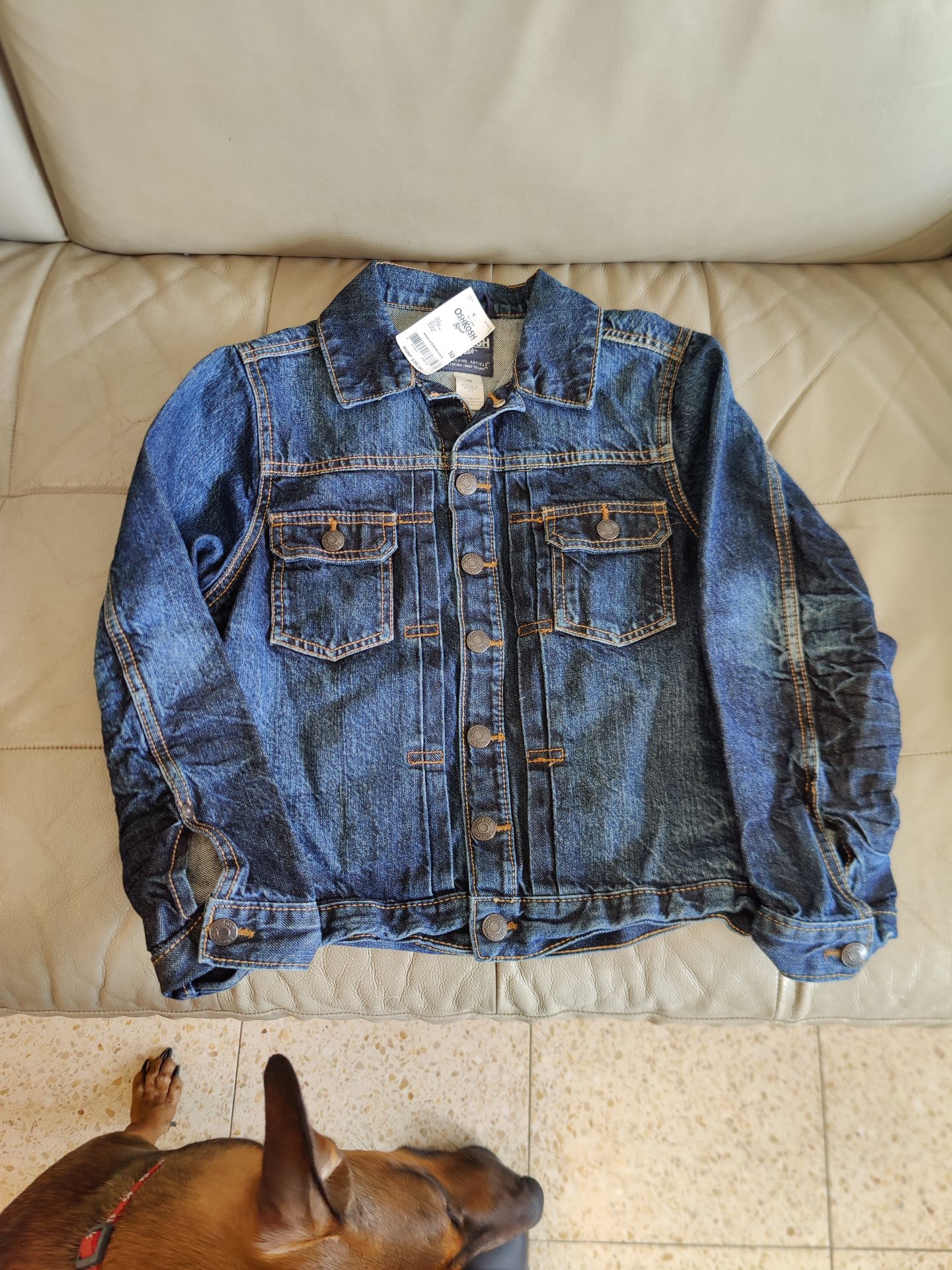 גקט גינס denim OshKosh - אושקוש יד שנייה בנמיז - Nemyz