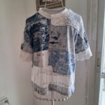 חולצה patchwork Anthropologie יד שנייה בנמיז - Nemyz