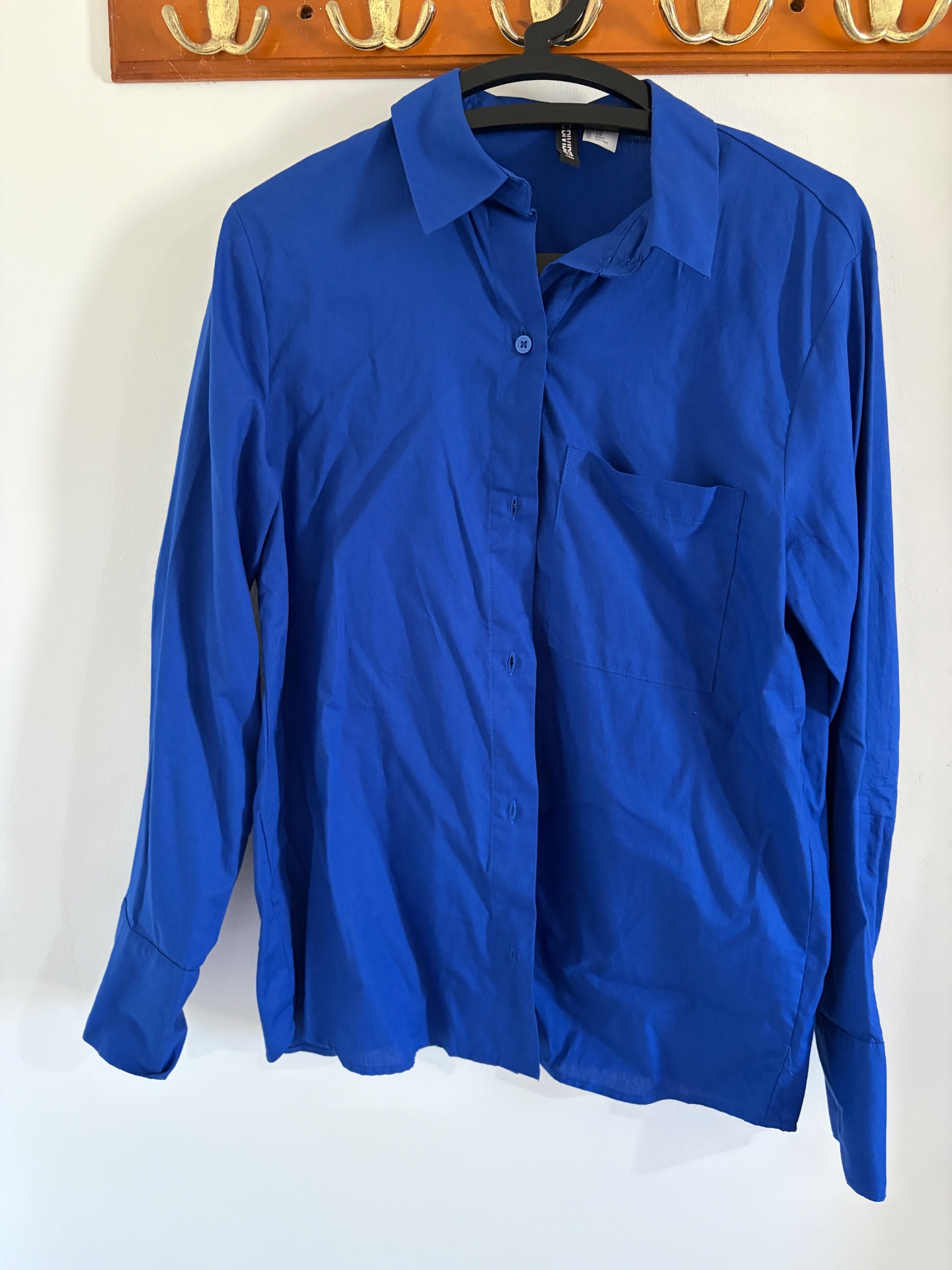מכופתרת כחולה H&M - אייץ' אנד אם יד שנייה בנמיז - Nemyz