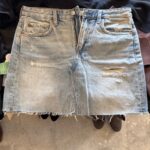 חצאית ג׳ינס דנים מינ H&M - אייץ' אנד אם יד שנייה בנמיז - Nemyz