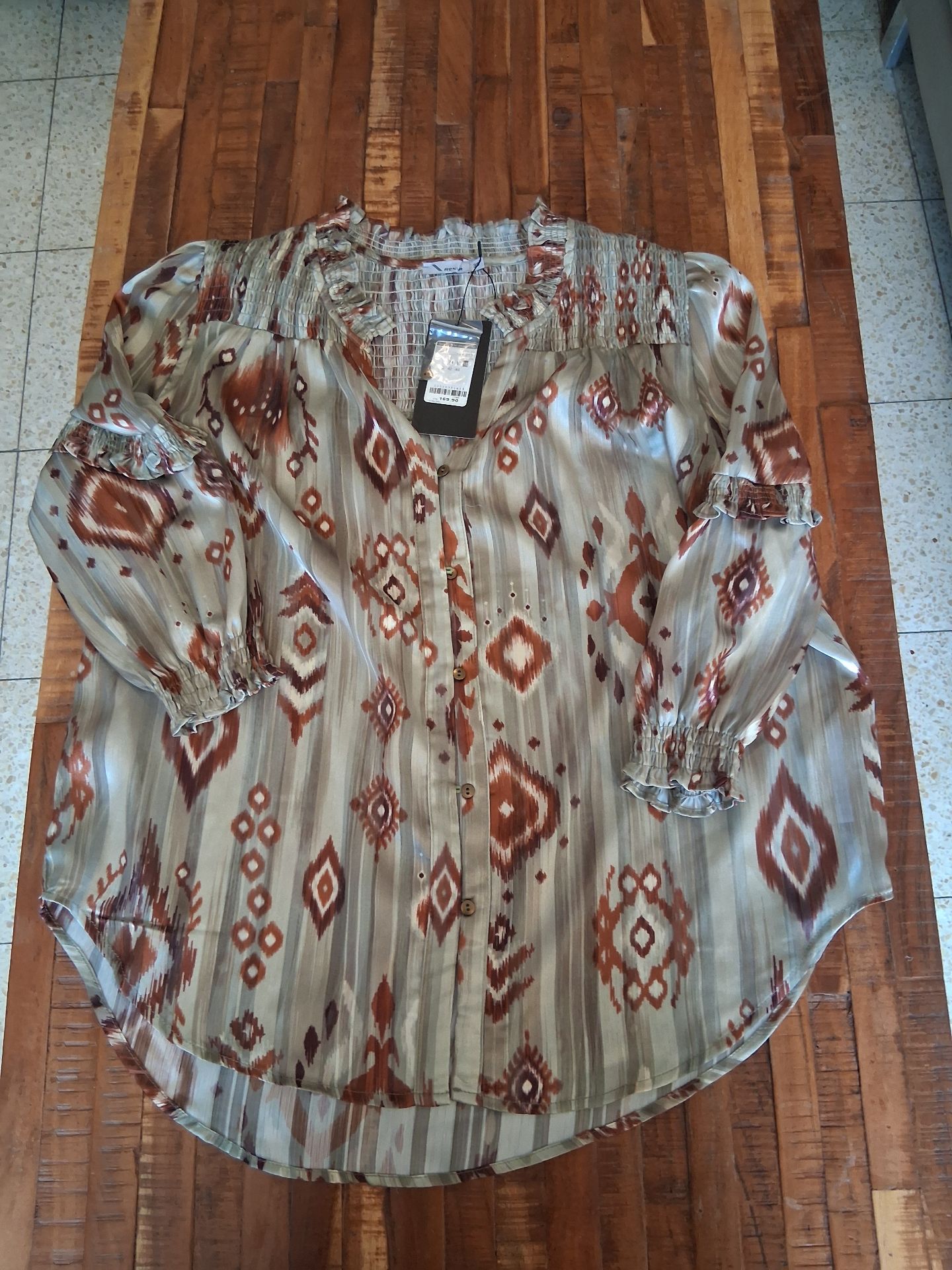 Sheer blouse Renuar - רנואר יד שנייה בנמיז - Nemyz