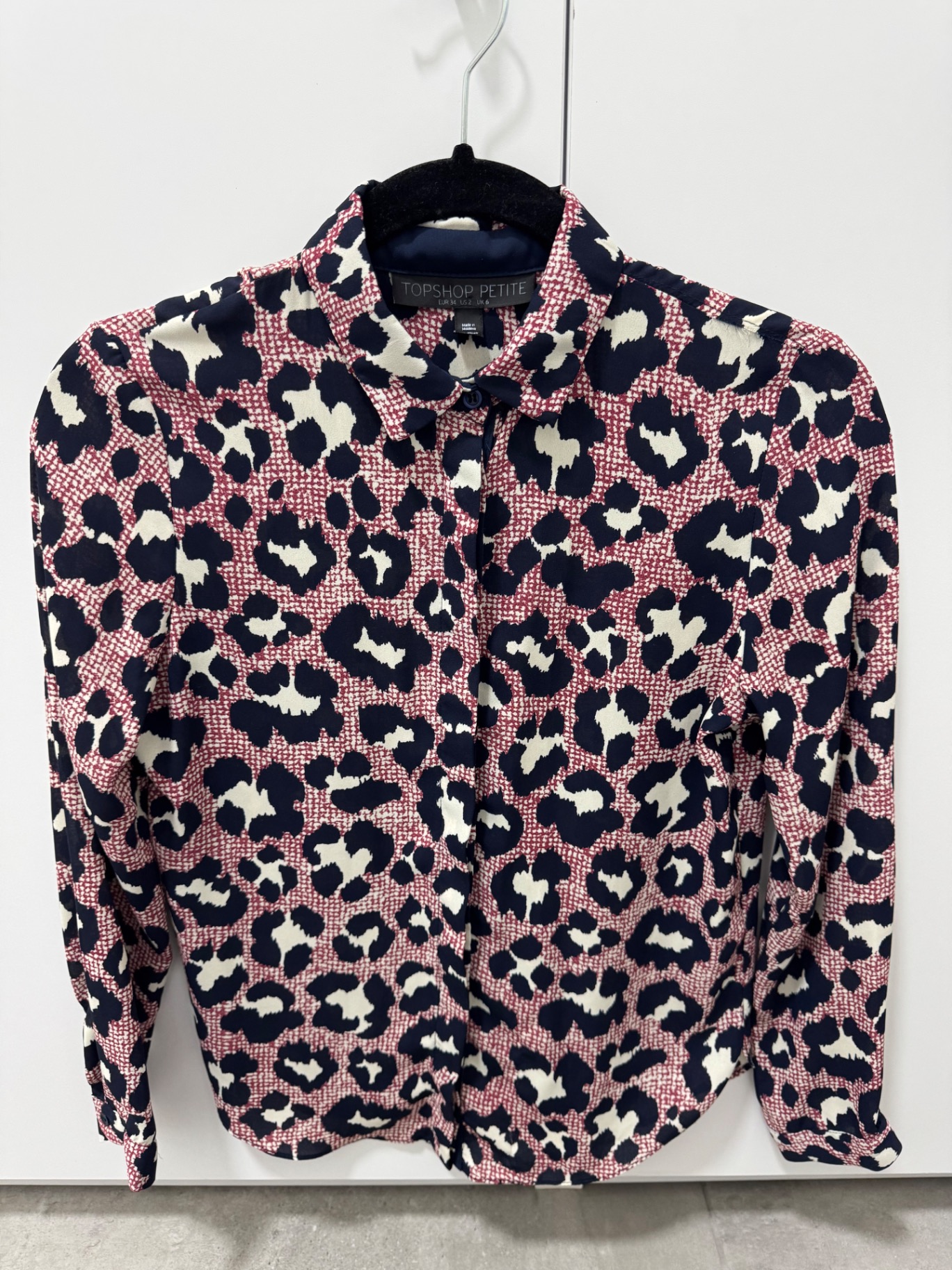 חולצה מנומרת טופשופ Topshop-טופ שופ יד שנייה בנמיז - Nemyz