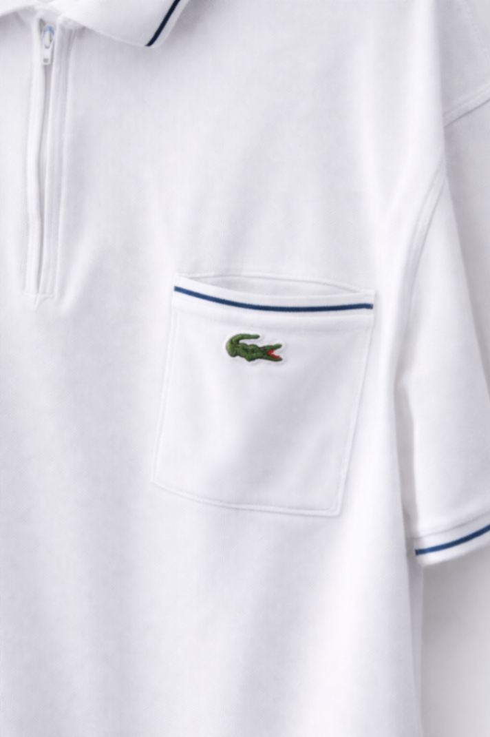 Lacoste פולו לבן Lacoste - לקוסט יד שנייה בנמיז - Nemyz