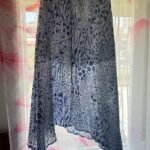 חצאית כחול לבן אחר יד שנייה בנמיז - Nemyz