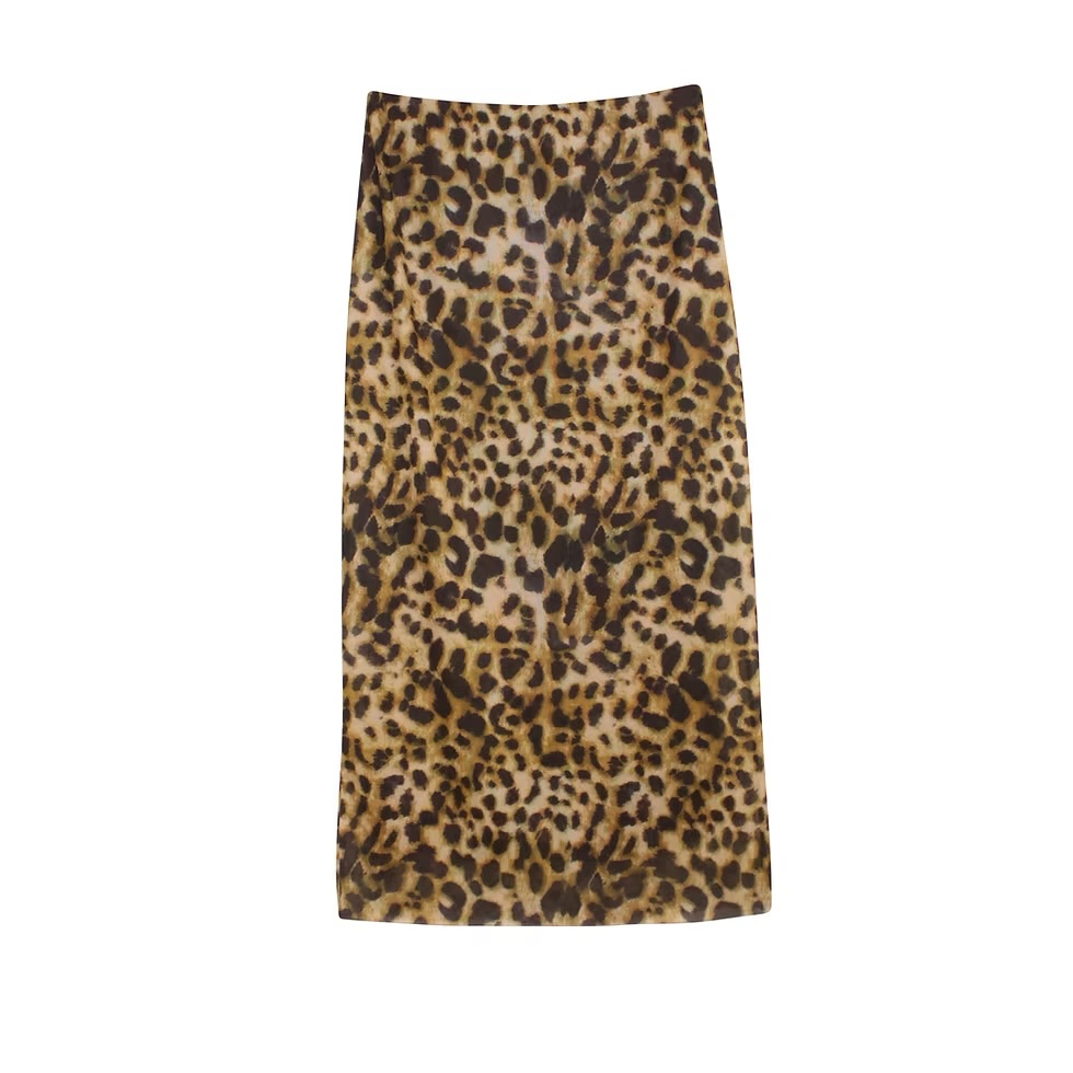 חצאית מנומרת רשת Zara - זארה יד שנייה בנמיז - Nemyz