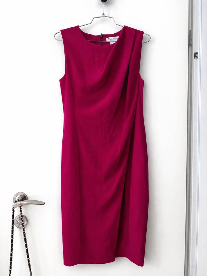 שמלת Max Mara ורודה MaxMara יד שנייה בנמיז - Nemyz