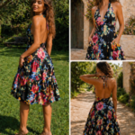 שמלת וינטג מכותנה אחר יד שנייה בנמיז - Nemyz