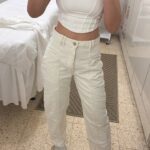 ג׳ינס לבן מושלם Pull & Bear - פול אנד בר יד שנייה בנמיז - Nemyz