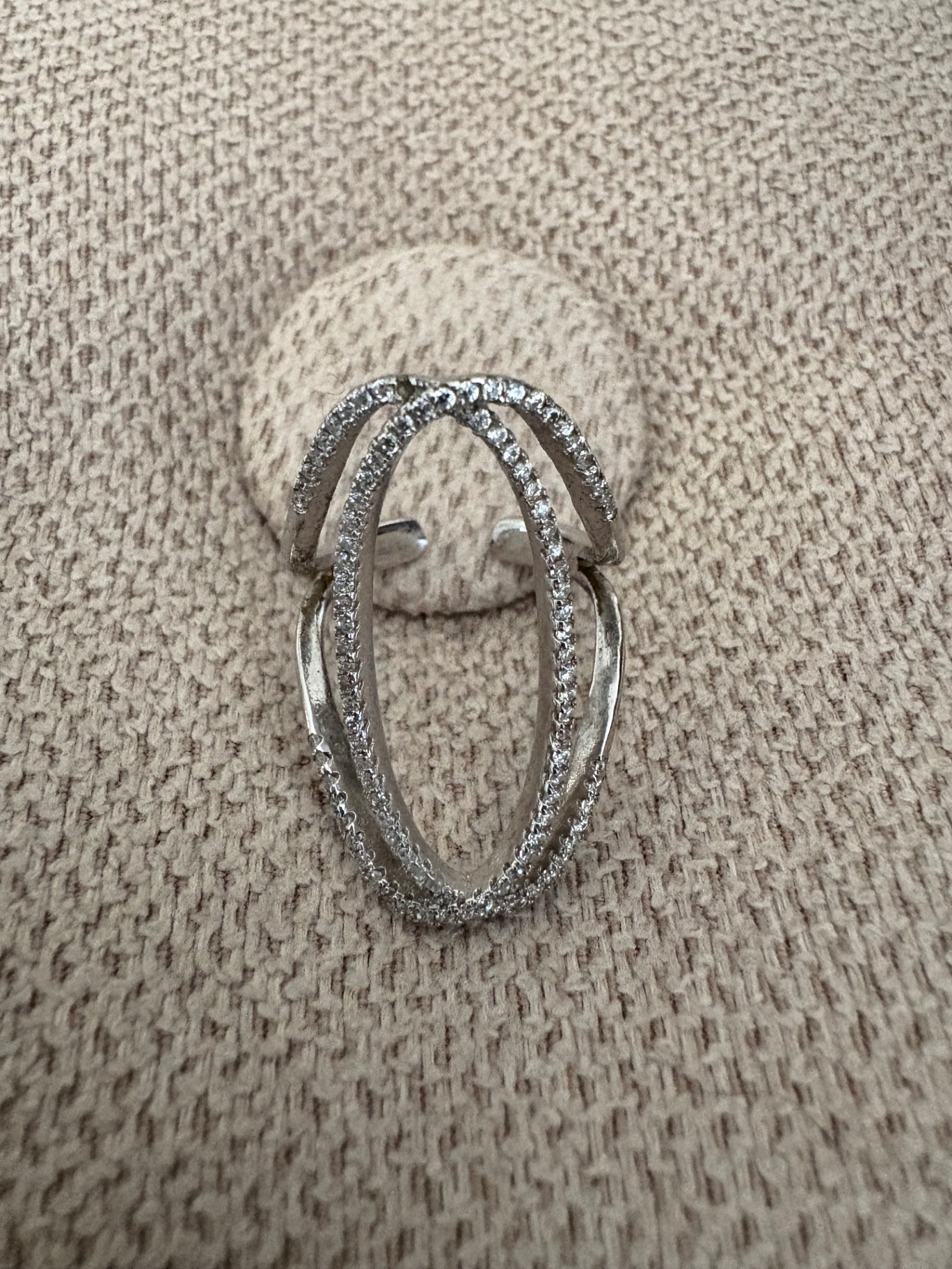 טבעת כסף 925 Cinamon אחר יד שנייה בנמיז - Nemyz