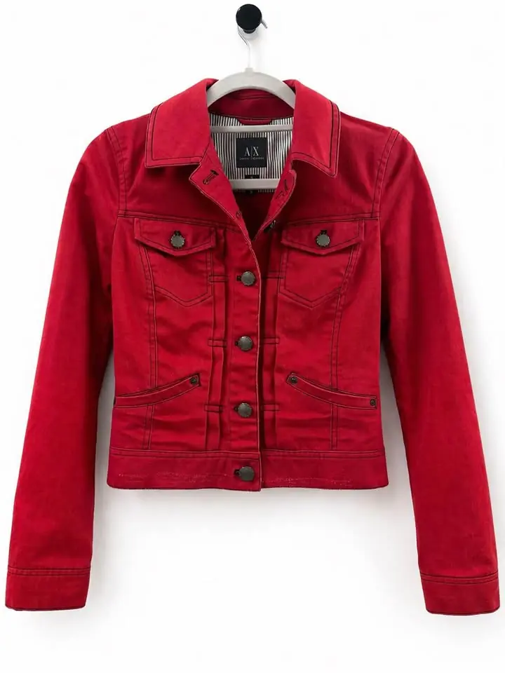 ג׳קט אדום Armani Armani Exchange – ארמני אקסצ'יינג' יד שנייה בנמיז - Nemyz