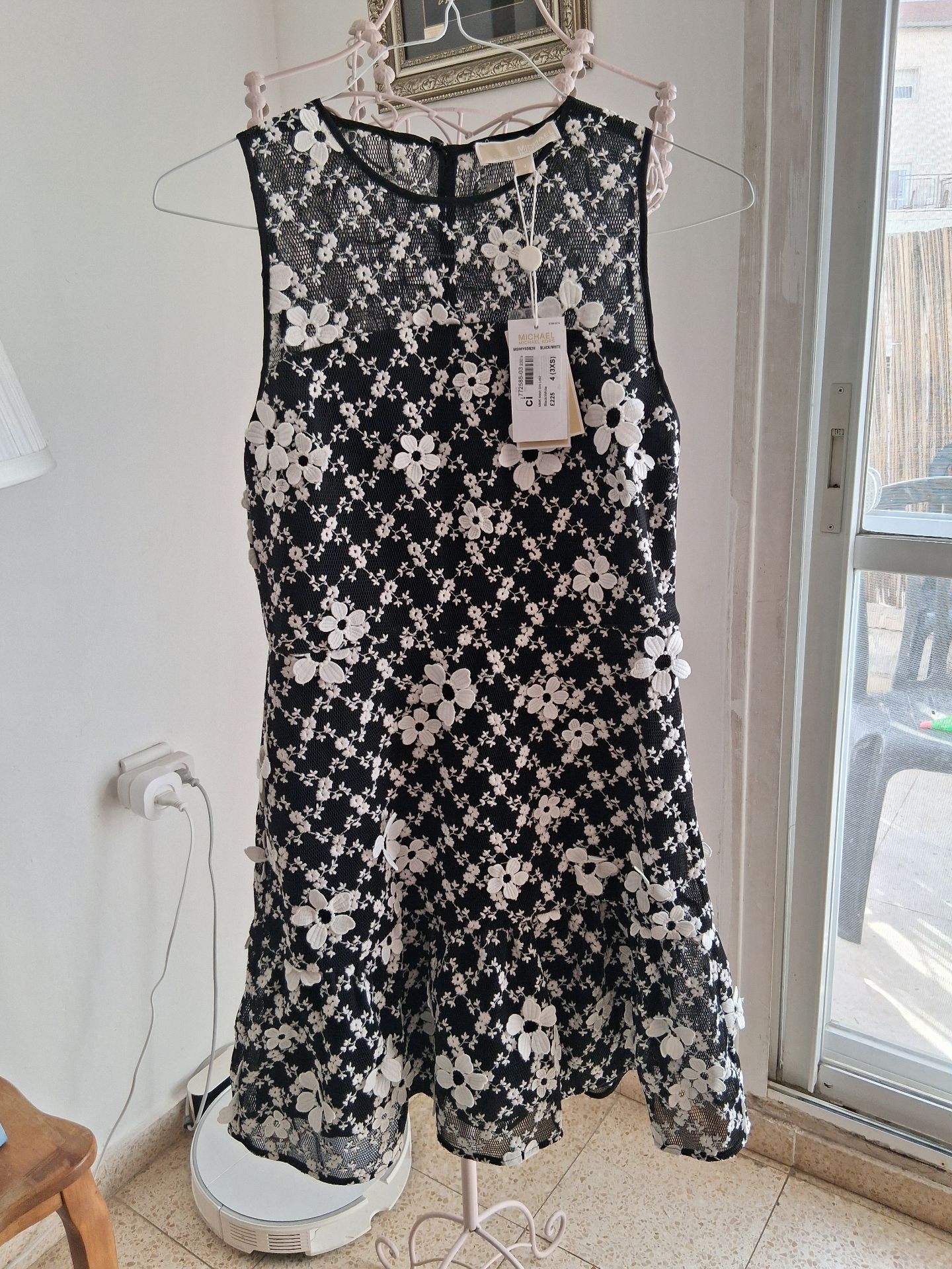 שמלה mesh 3D floral מייקל קורס – Michael Kors יד שנייה בנמיז - Nemyz