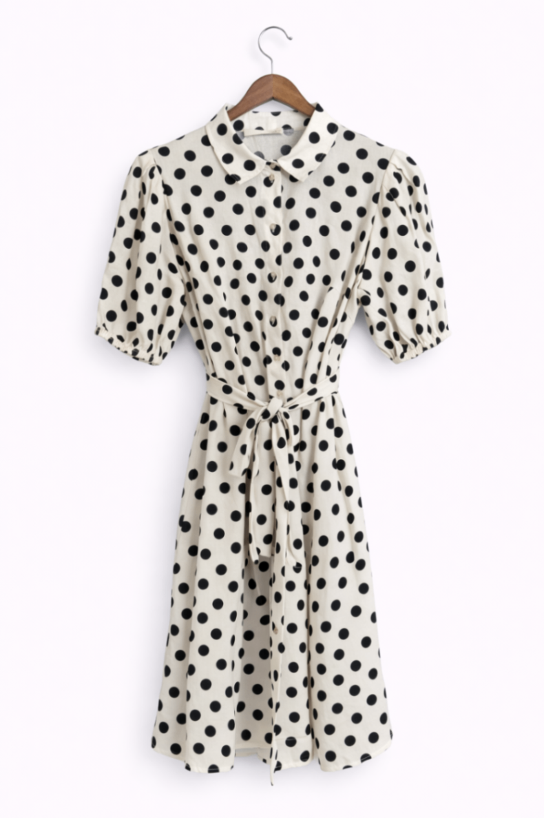 שמלת נקודות oui Oui יד שנייה בנמיז - Nemyz