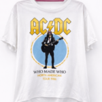 טי שירט AC/DC טור אחר יד שנייה בנמיז - Nemyz