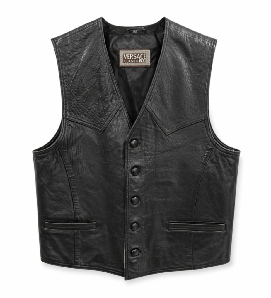 וסט עור ורסאצ’ה וורסאצ'ה – Versace יד שנייה בנמיז - Nemyz