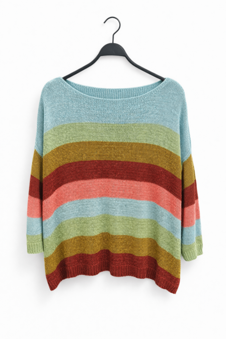 סריג פסים צבעוני Alembika – אלמביקה יד שנייה בנמיז - Nemyz