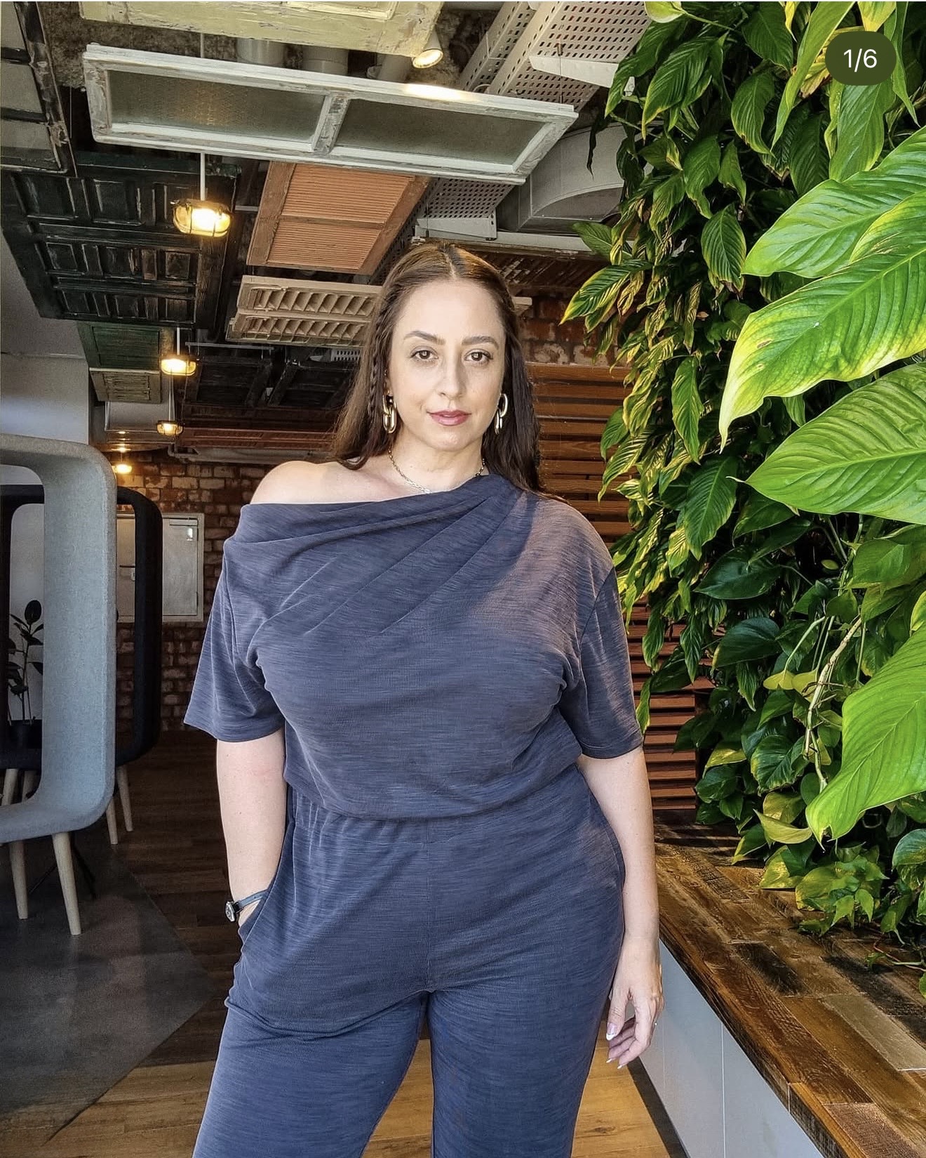 אוברול אפור סיסטארז Sisters – סיסטרס יד שנייה בנמיז - Nemyz