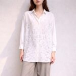 מכופתרת רקומה H&M - אייץ' אנד אם יד שנייה בנמיז - Nemyz