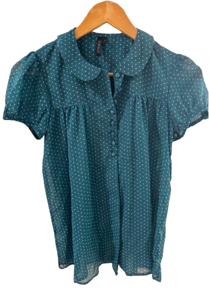 חולצה מכופתרת טופשופ Topshop-טופ שופ יד שנייה בנמיז - Nemyz