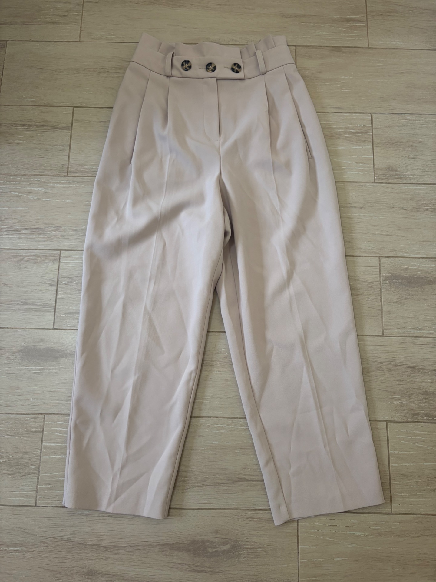 מכנס מחוייט בצבע אבן Topshop-טופ שופ יד שנייה בנמיז - Nemyz