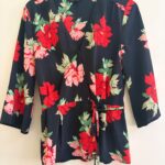 חולצה מעטפת פרחונית Topshop-טופ שופ יד שנייה בנמיז - Nemyz