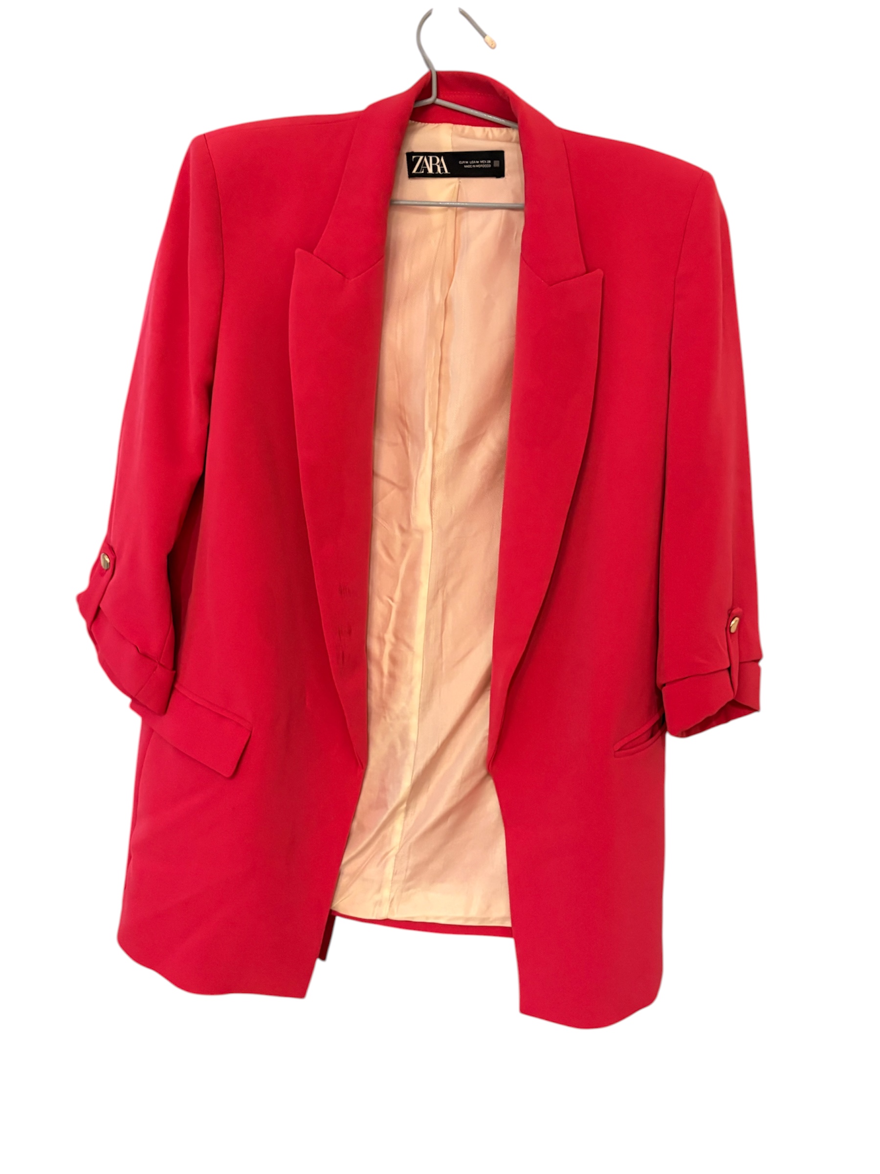 בלייזר ורוד פוקסיה Zara - זארה יד שנייה בנמיז - Nemyz