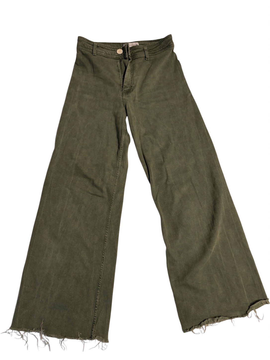 מכנסי פדלפון ירוקים Zara - זארה יד שנייה בנמיז - Nemyz