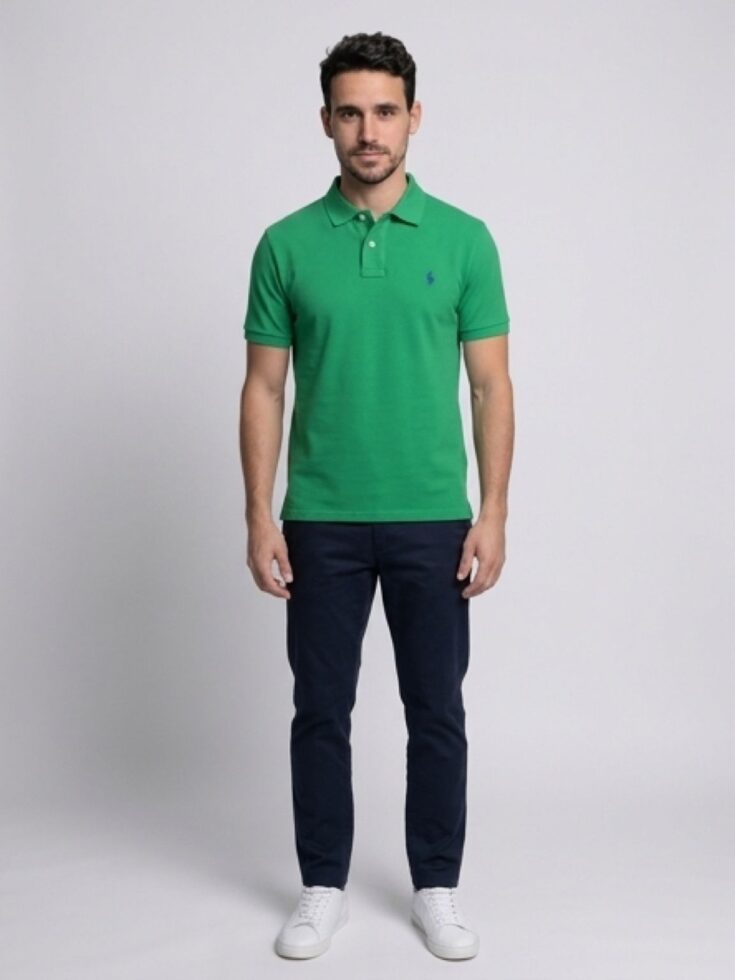 חולצת פולו ירוקה קצרה פולו ראלף לורן – Polo Ralph Lauren יד שנייה בנמיז - Nemyz