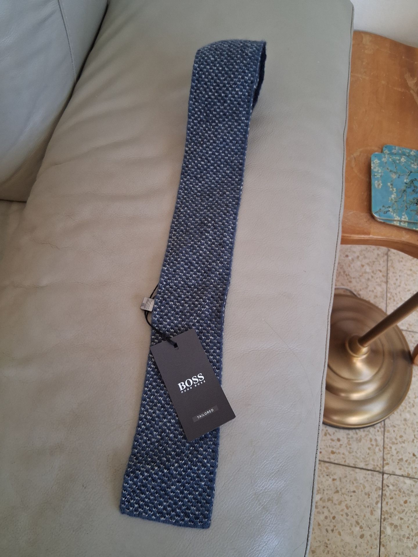 עניבה knit גברים Hugo Boss - הוגו בוס יד שנייה בנמיז - Nemyz