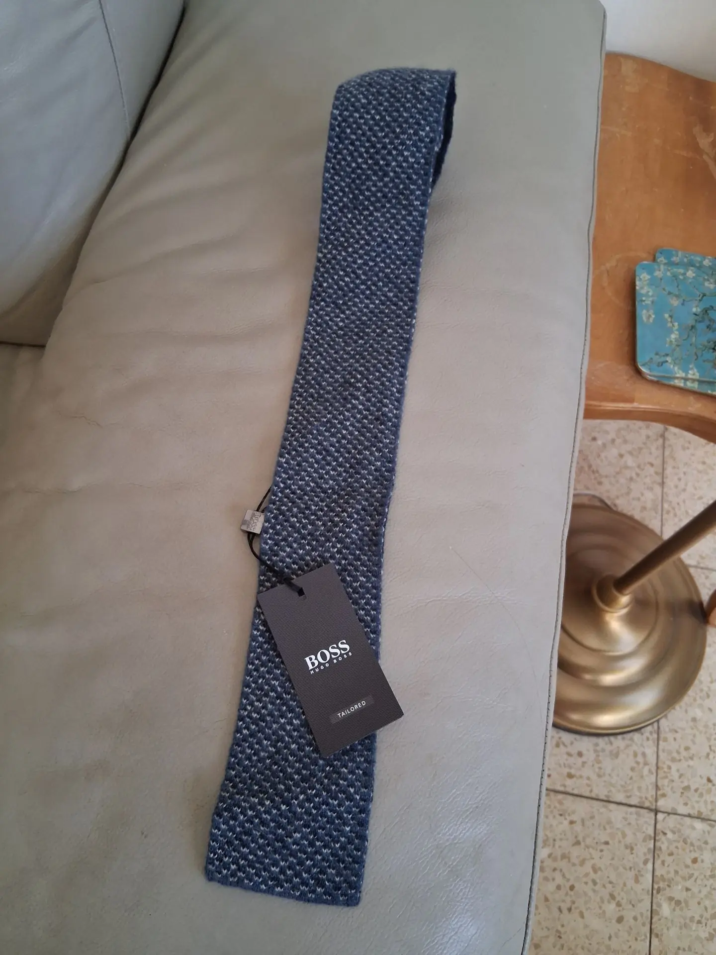עניבה knit גברים Hugo Boss - הוגו בוס יד שנייה בנמיז - Nemyz